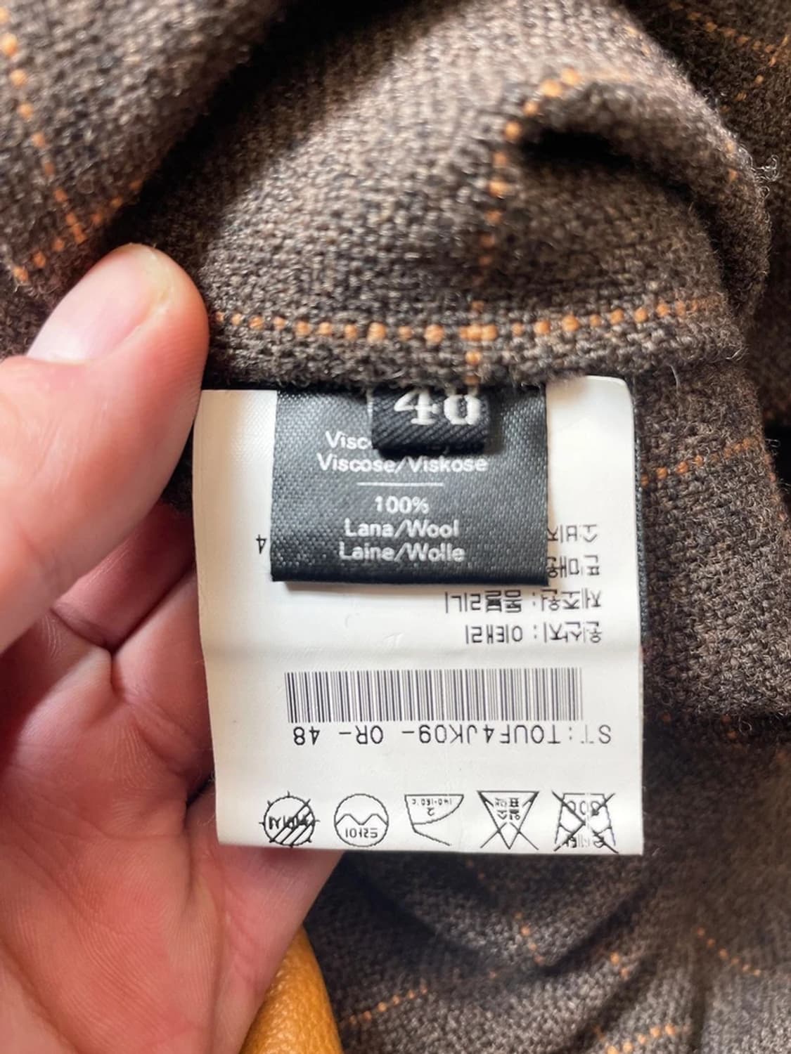 톰볼리니 이태리 차이나넥 소가죽 자켓 PN9450 상품이미지6