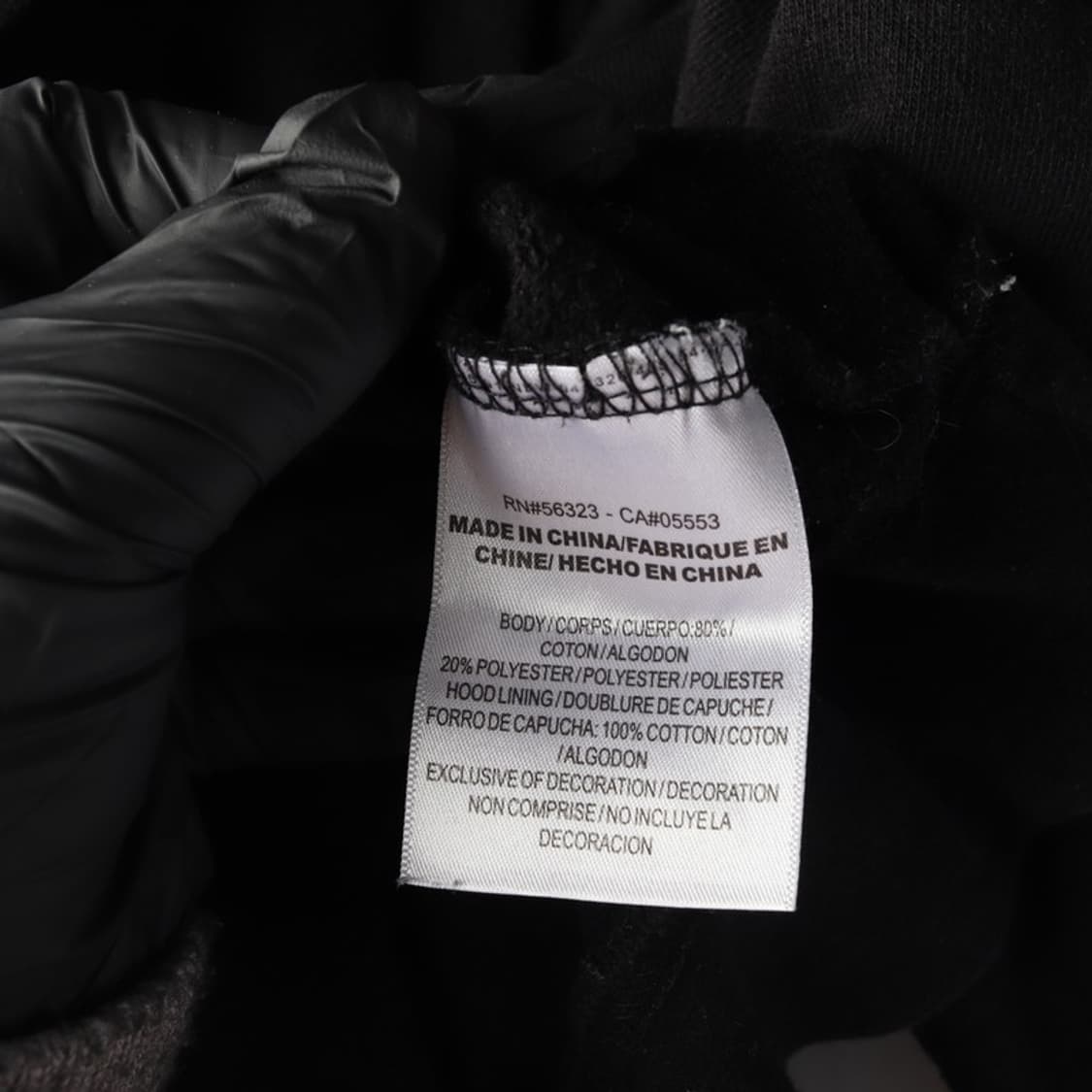 나이키 미니 자수 스우시 후드티 블랙 L 상품이미지6