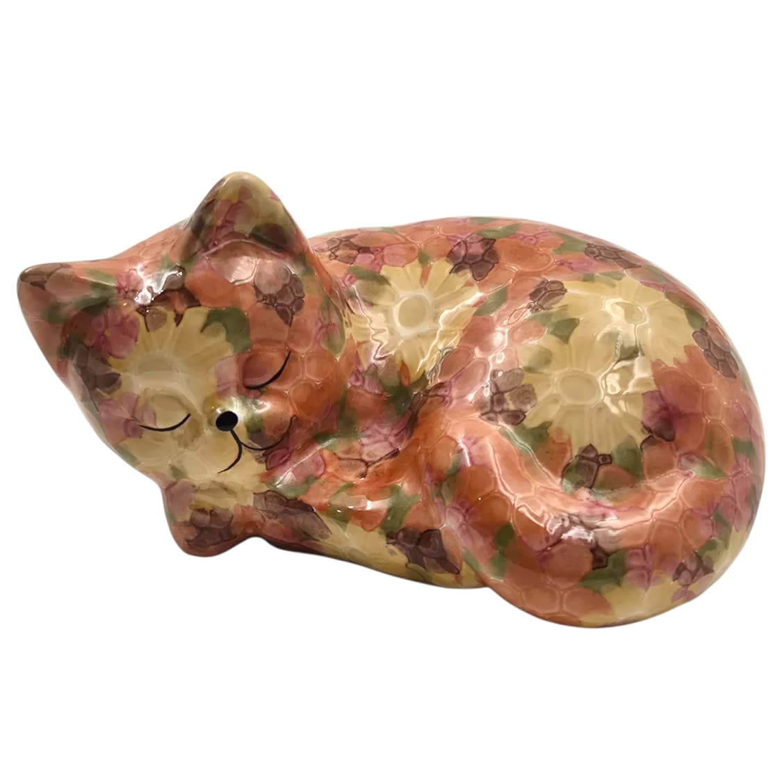 80s 영국 파크로즈 플로랄 고양이 피겨린 상품이미지1