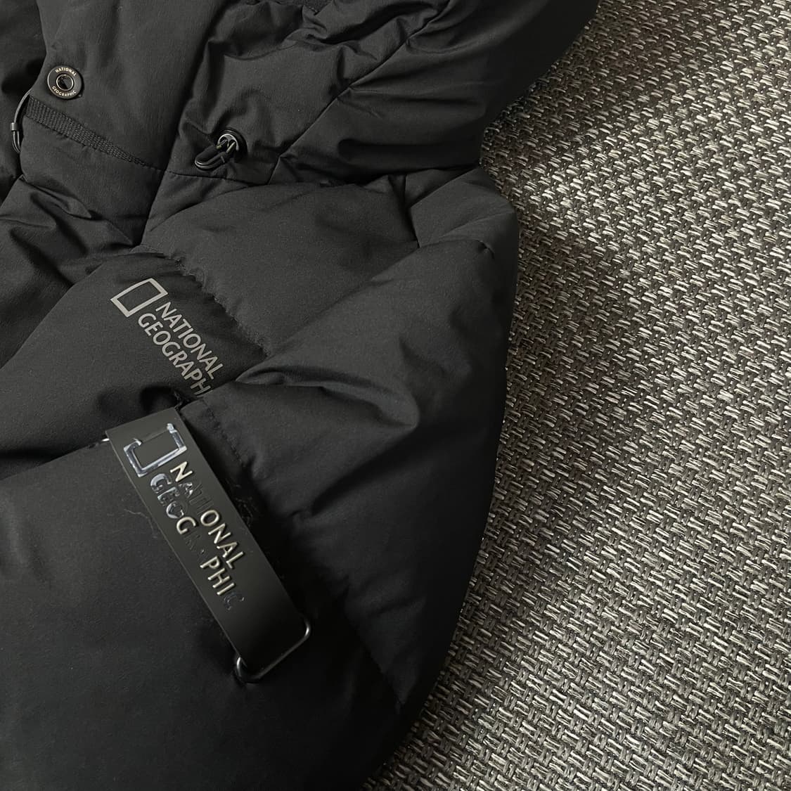 내셔널지오그래픽 블랙 롱패딩 S 상품이미지6
