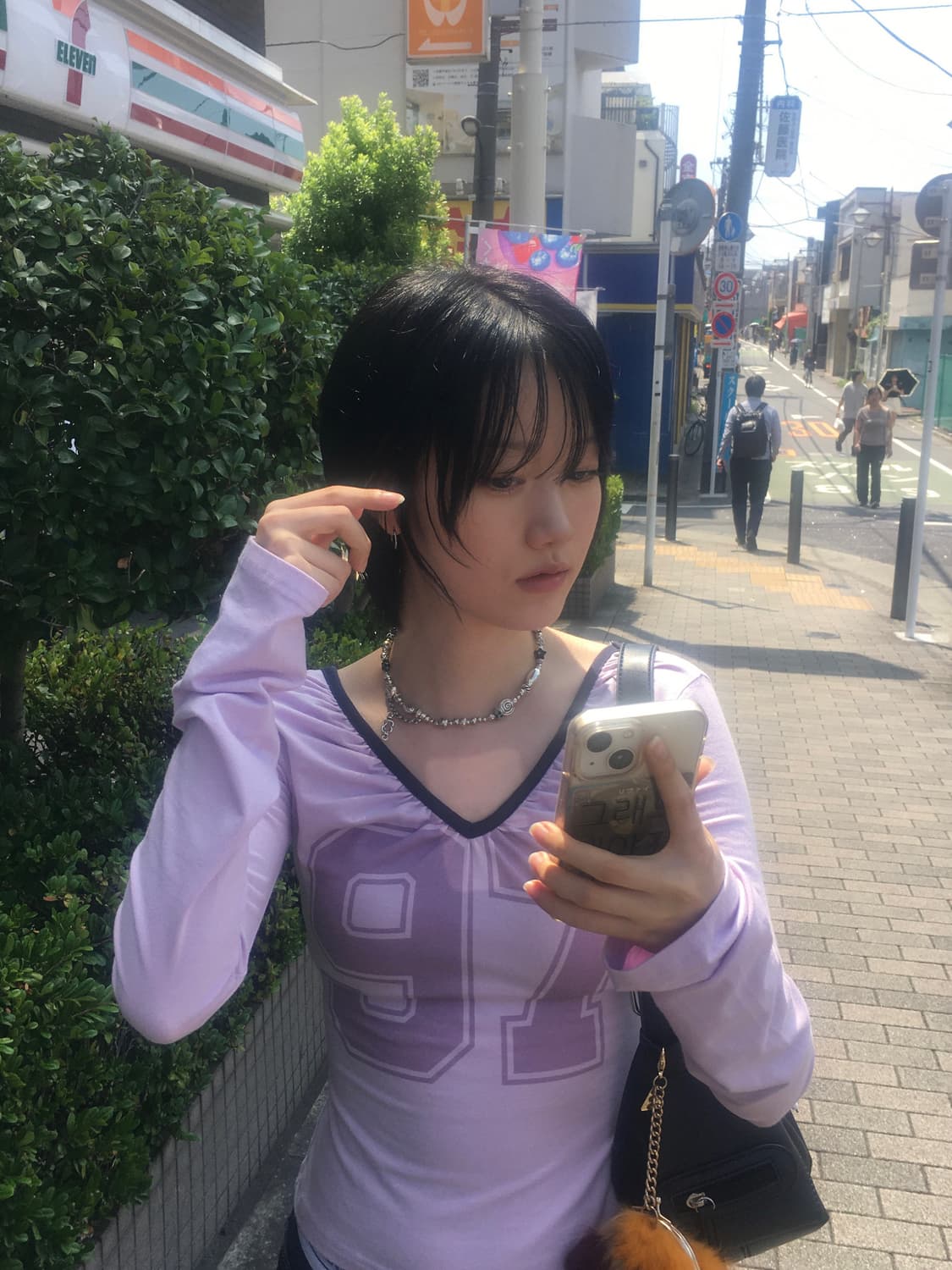 Noir silver necklace  상품이미지3
