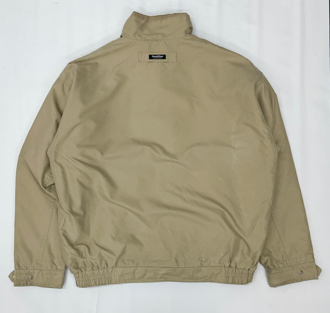 Grand slam 베이지 봄버 자켓 시티보이 아메카지 베이직 바람막이 상품이미지3