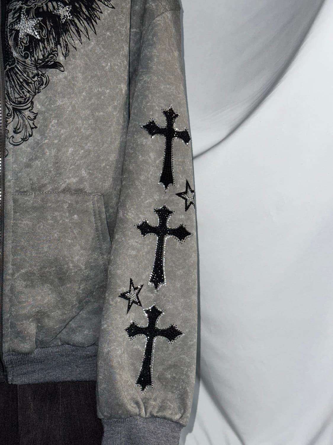 그런지 울프죠 힙합 갸루 비갸루 코디세트  상품이미지6