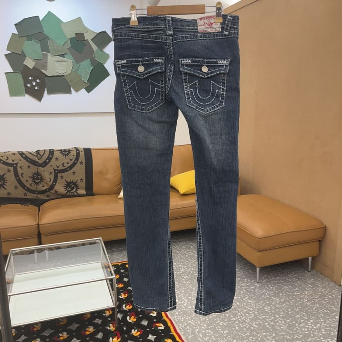 트루릴리전 조이 올드스쿨 레트로 스티치 데님팬츠 28인치 C08027 상품이미지4