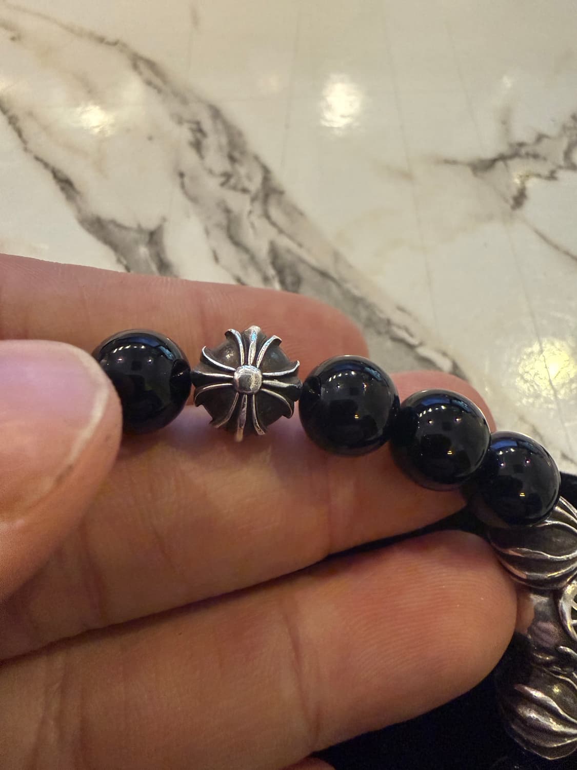 크롬하츠 10MM 8볼 비즈팔찌 상품이미지5