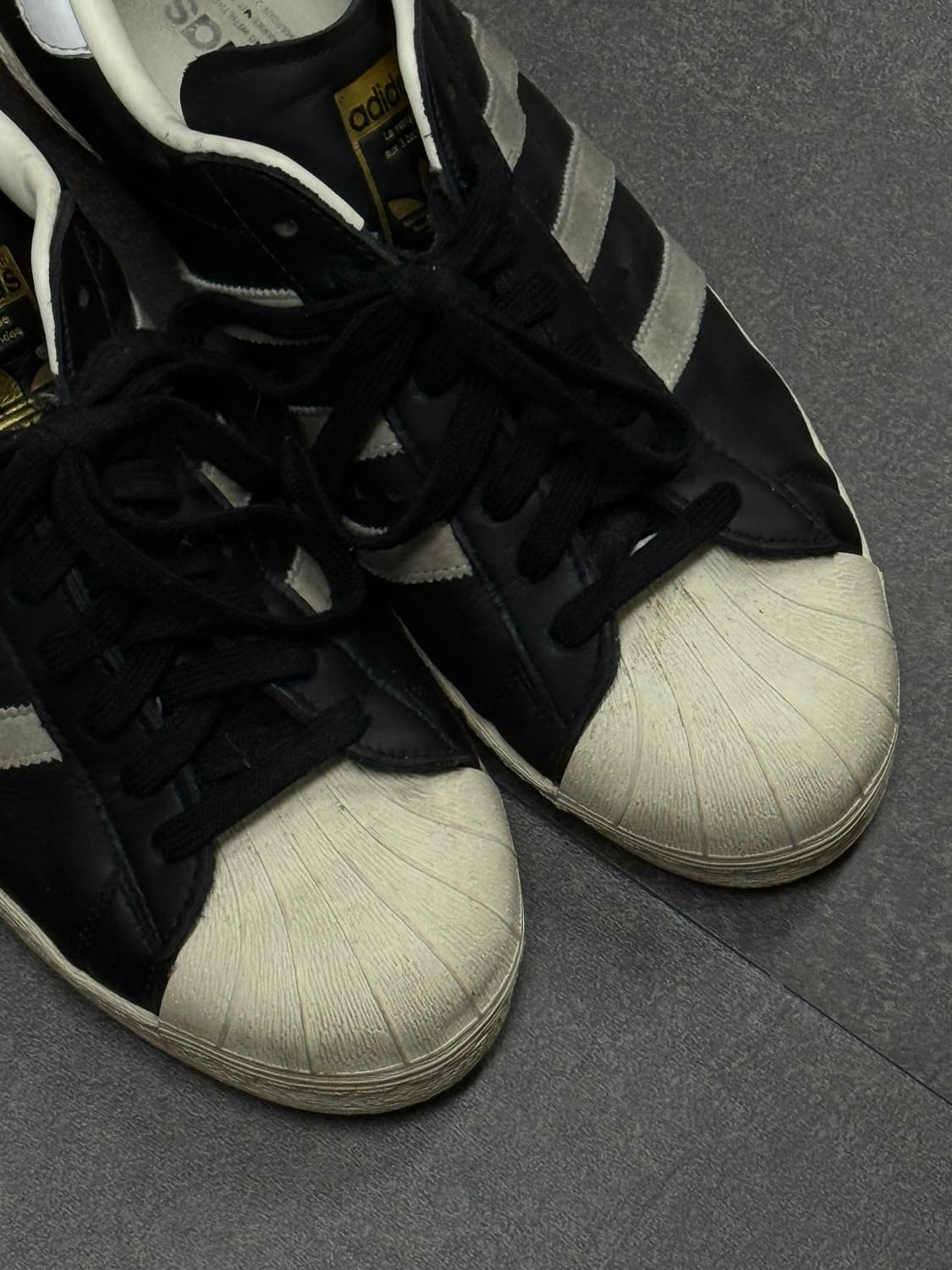 295 / 아디다스 슈퍼스타 검흰   상품이미지8