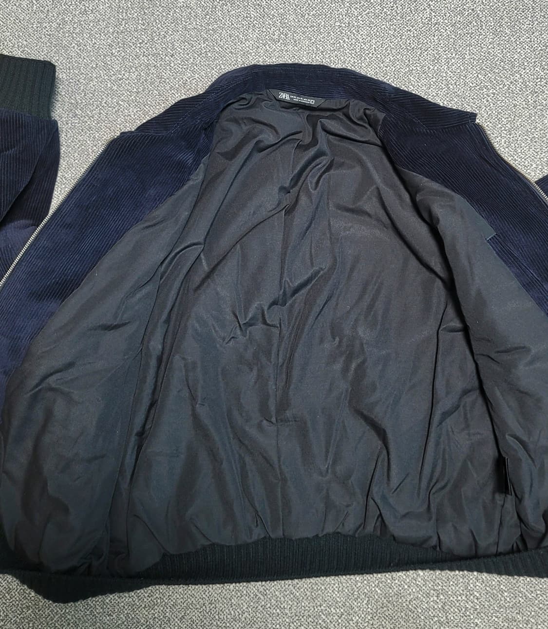 자라 코듀로이 자켓 인디고  XL 상품이미지6