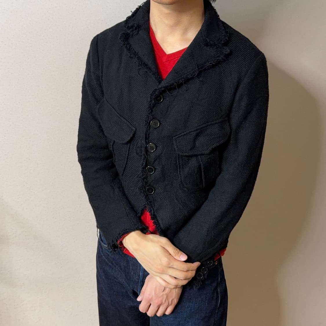 Y’s 컷오프 플랩 포켓 자켓 상품이미지2