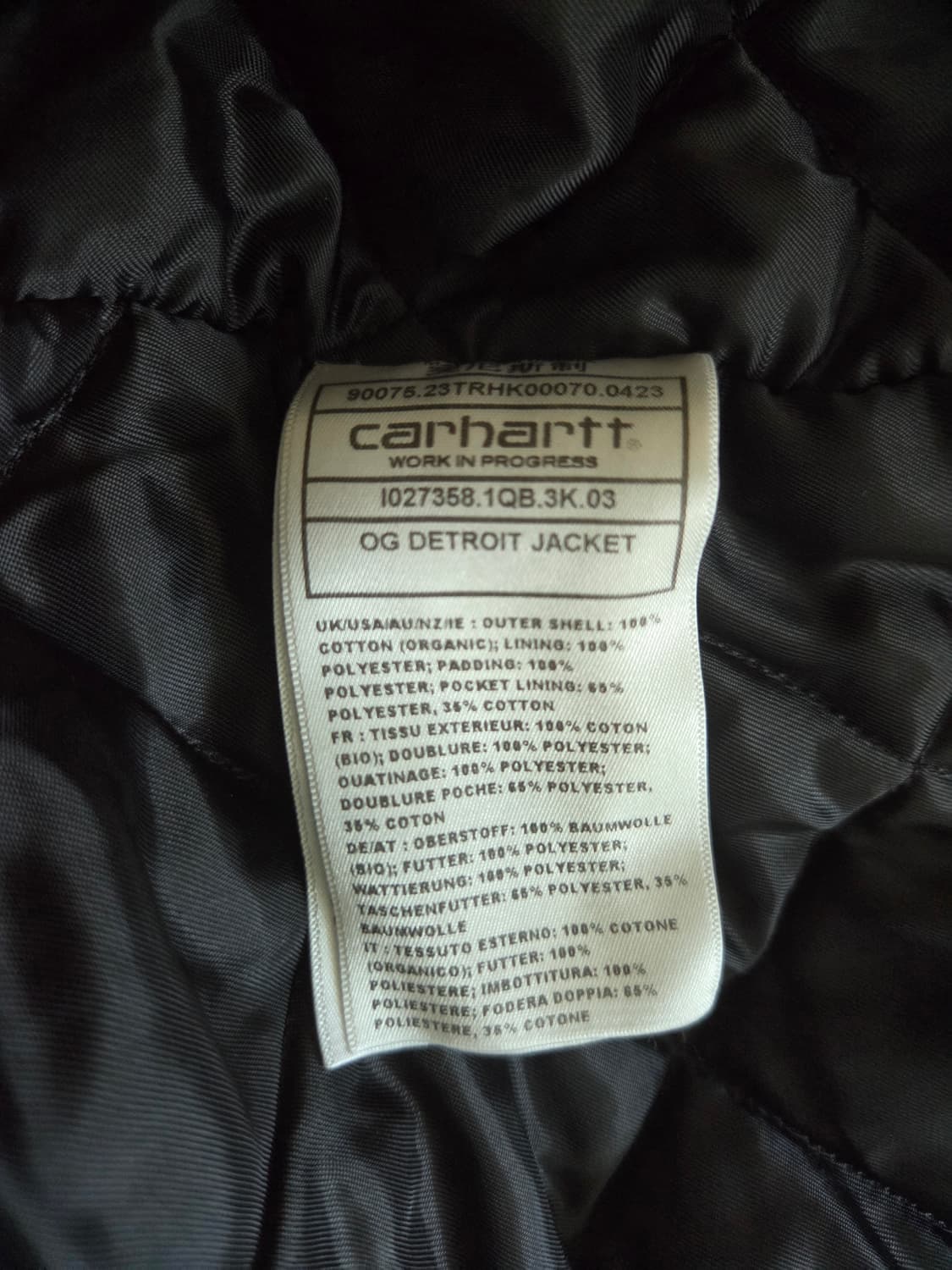 칼하트 wip 디트로이트 og 상품이미지5