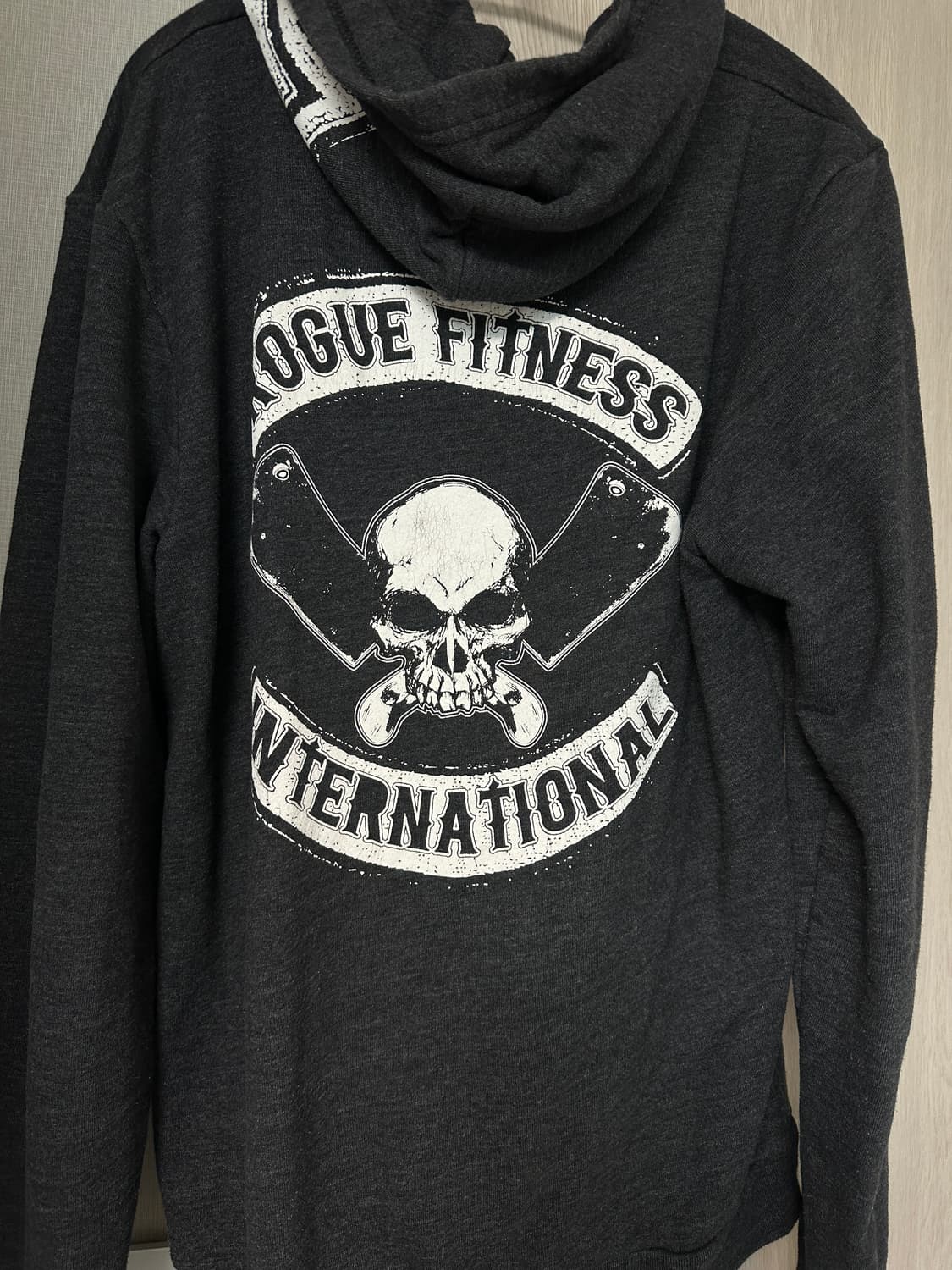 로그 피트니스 헬스 크로스핏 집업 후드 자켓 팝니다! 상품이미지6