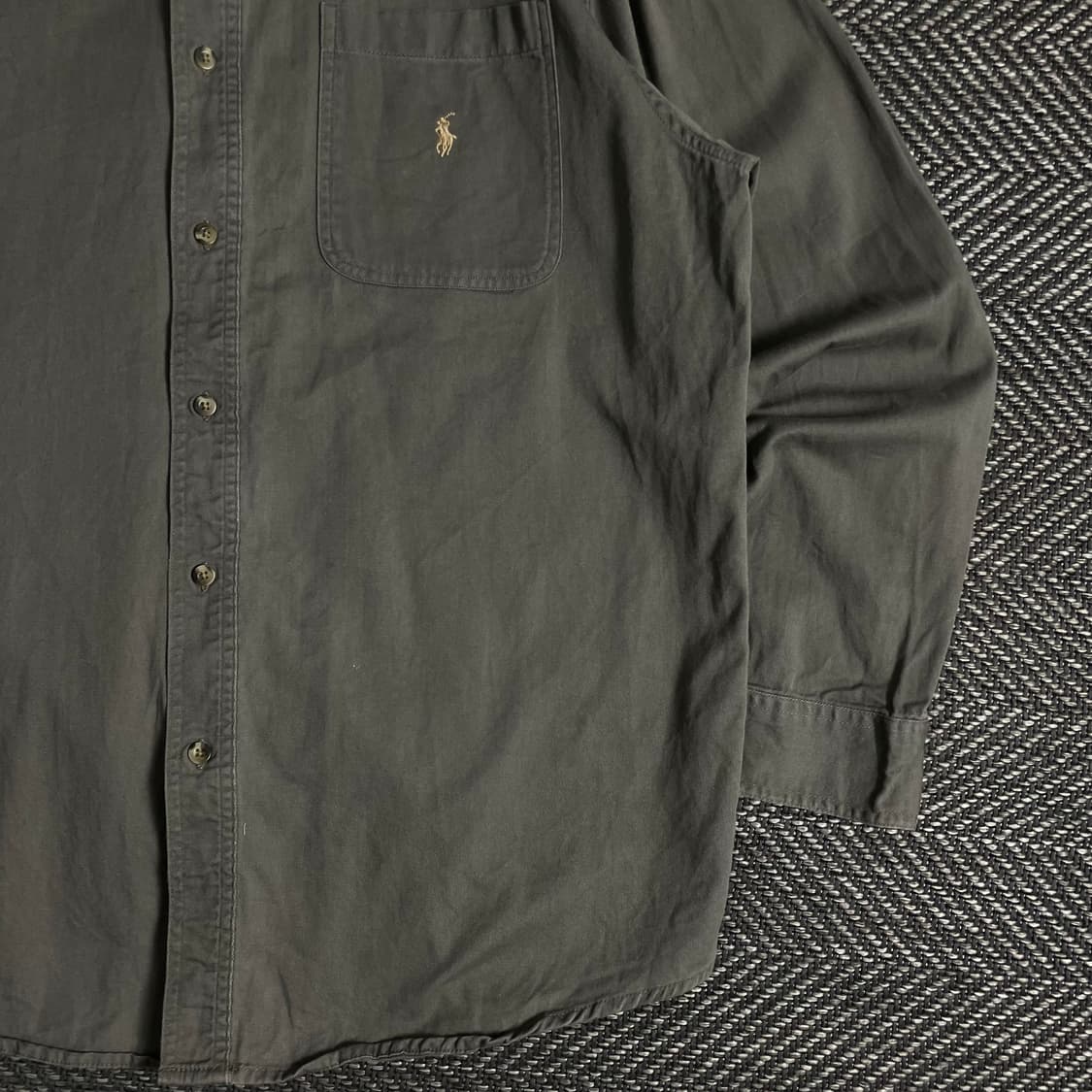 폴로 랄프로렌 포니 박시핏 카키 셔츠y 3259 상품이미지3
