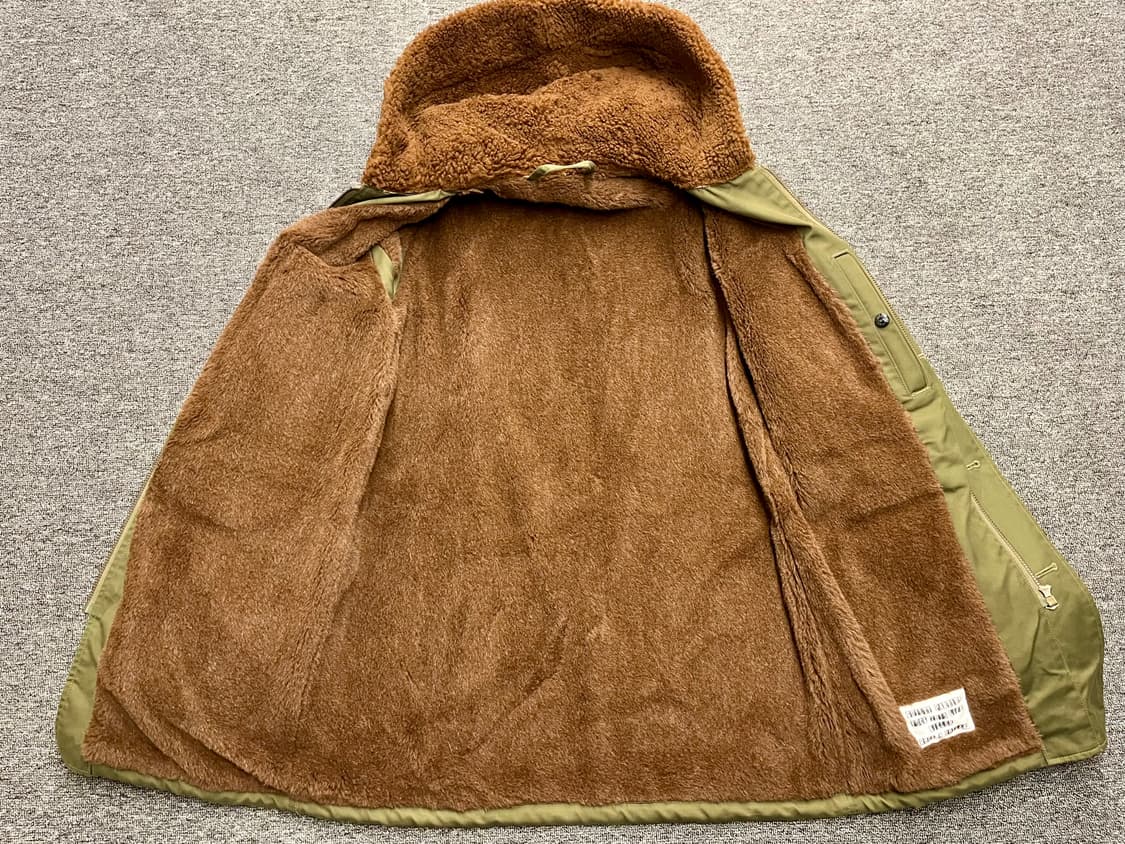 [90~95] 와코마리아 양털 야상자켓 상품이미지5