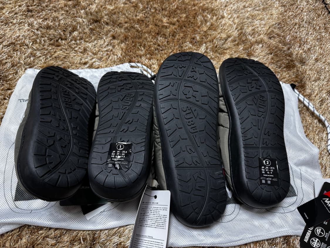 새상품)난가x스부 윈터샌들 멜란지 사이즈 2(260-75) 상품이미지5