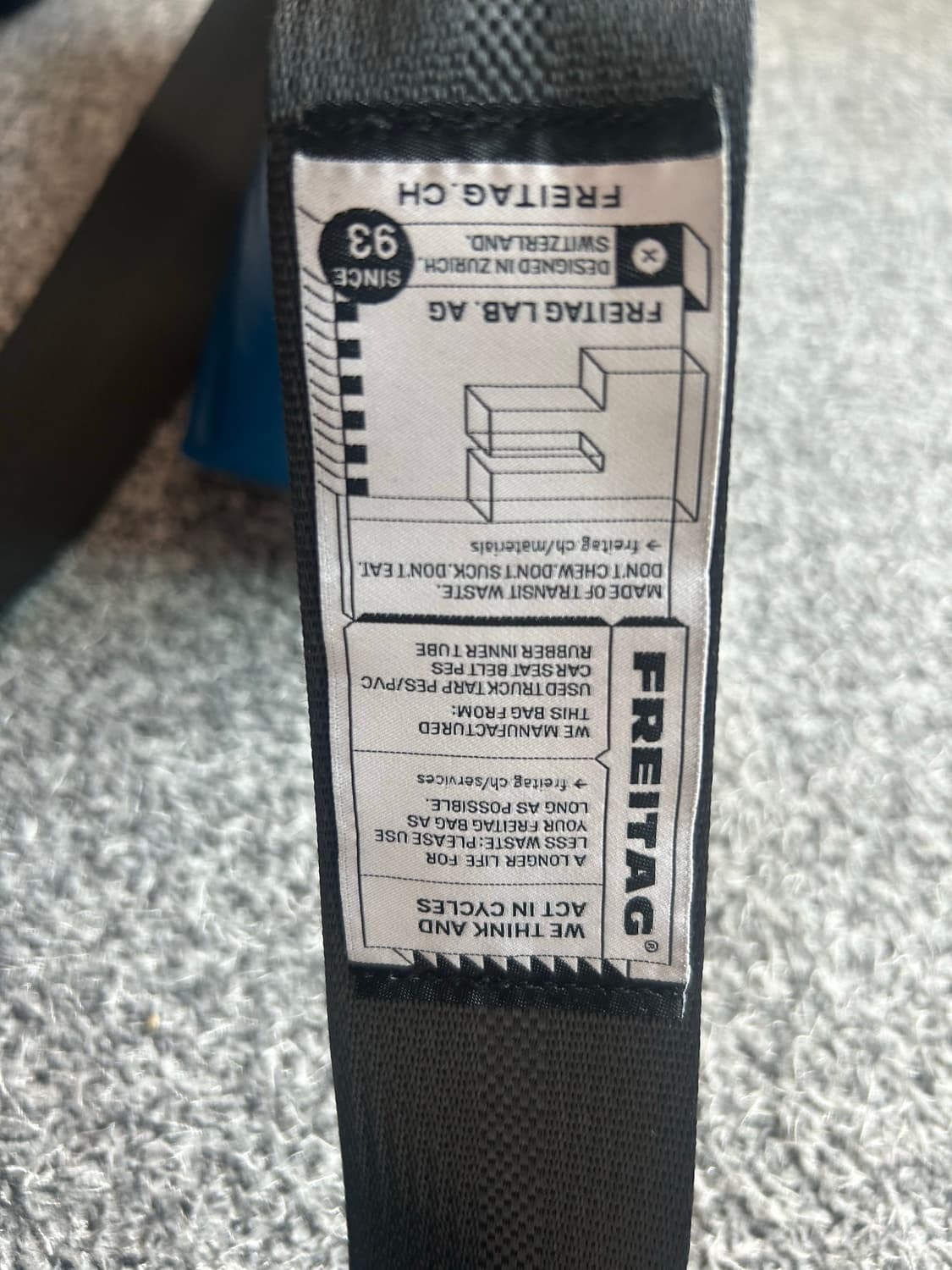 프라이탁 하와이파이브오 하파오 블루 유광 민트택,영수증(O) 상품이미지8