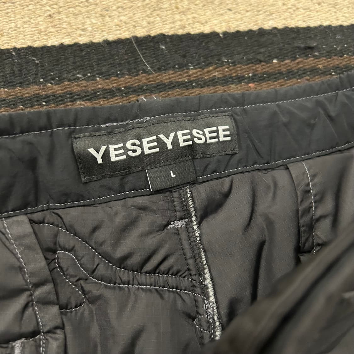 예스아이씨 퀼티드 카모 라이너팬츠 상품이미지3