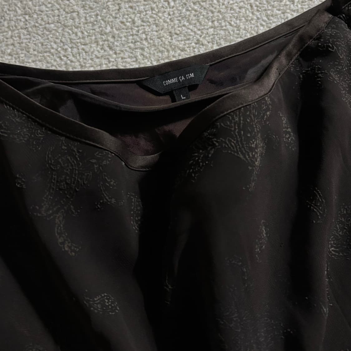 일본빈티지 모리걸 하구미 다크브라운 스커트 상품이미지5