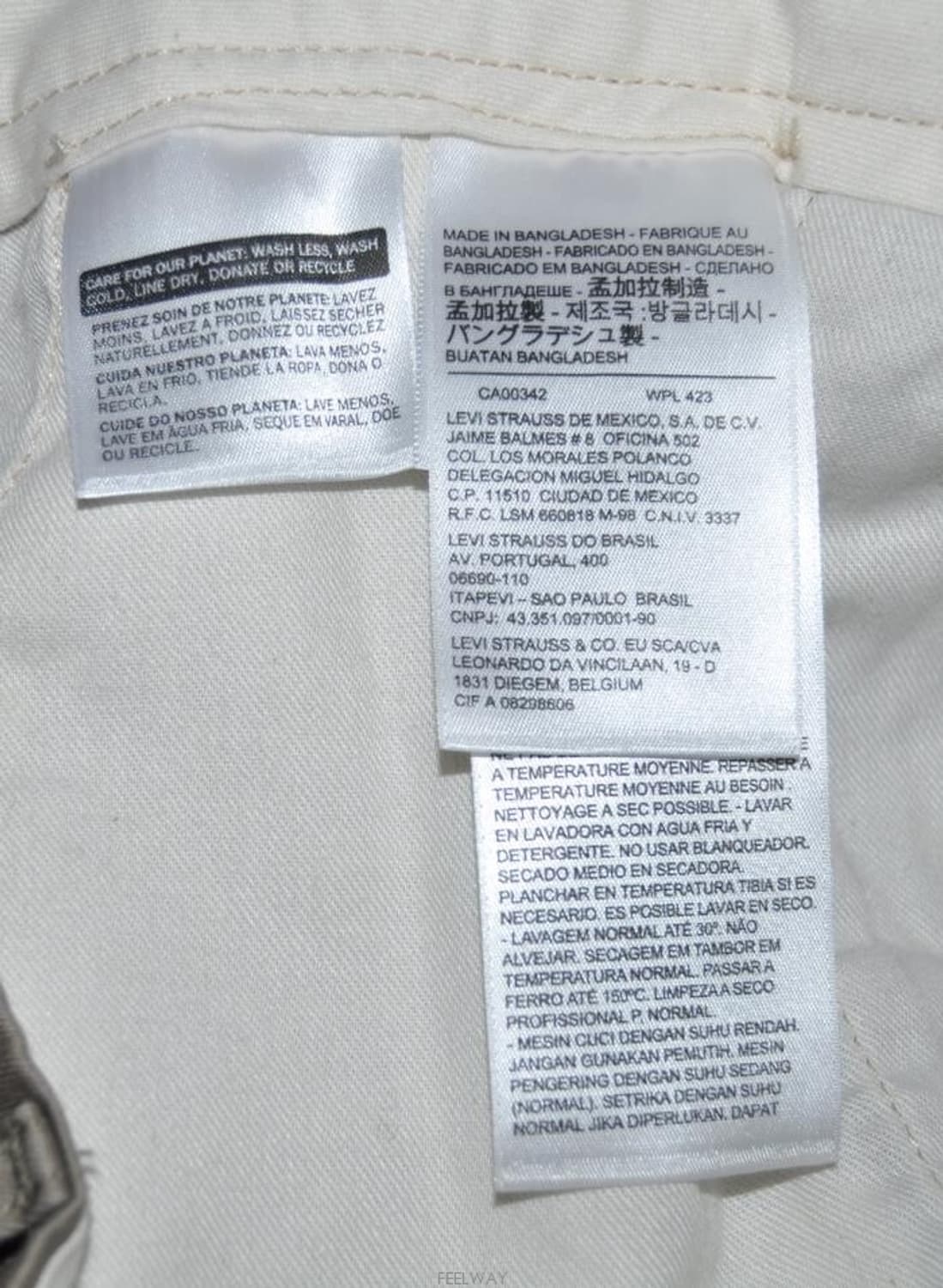 리바이스/남성치노팬츠(허리33)미사용품 상품이미지8