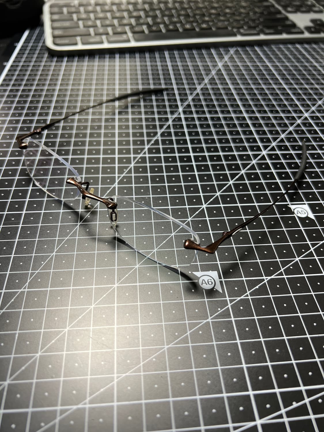 Oakley RX split thread 티타늄 무테 안경 상품이미지2