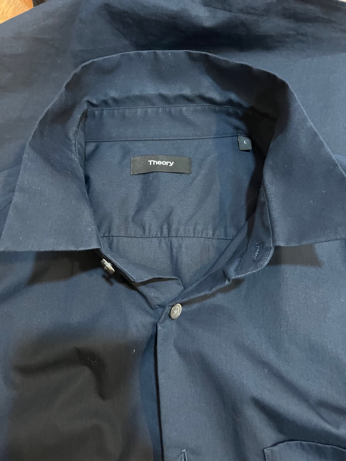 띠어리 남성 다크네이비 코튼긴팔셔츠

 상품이미지3