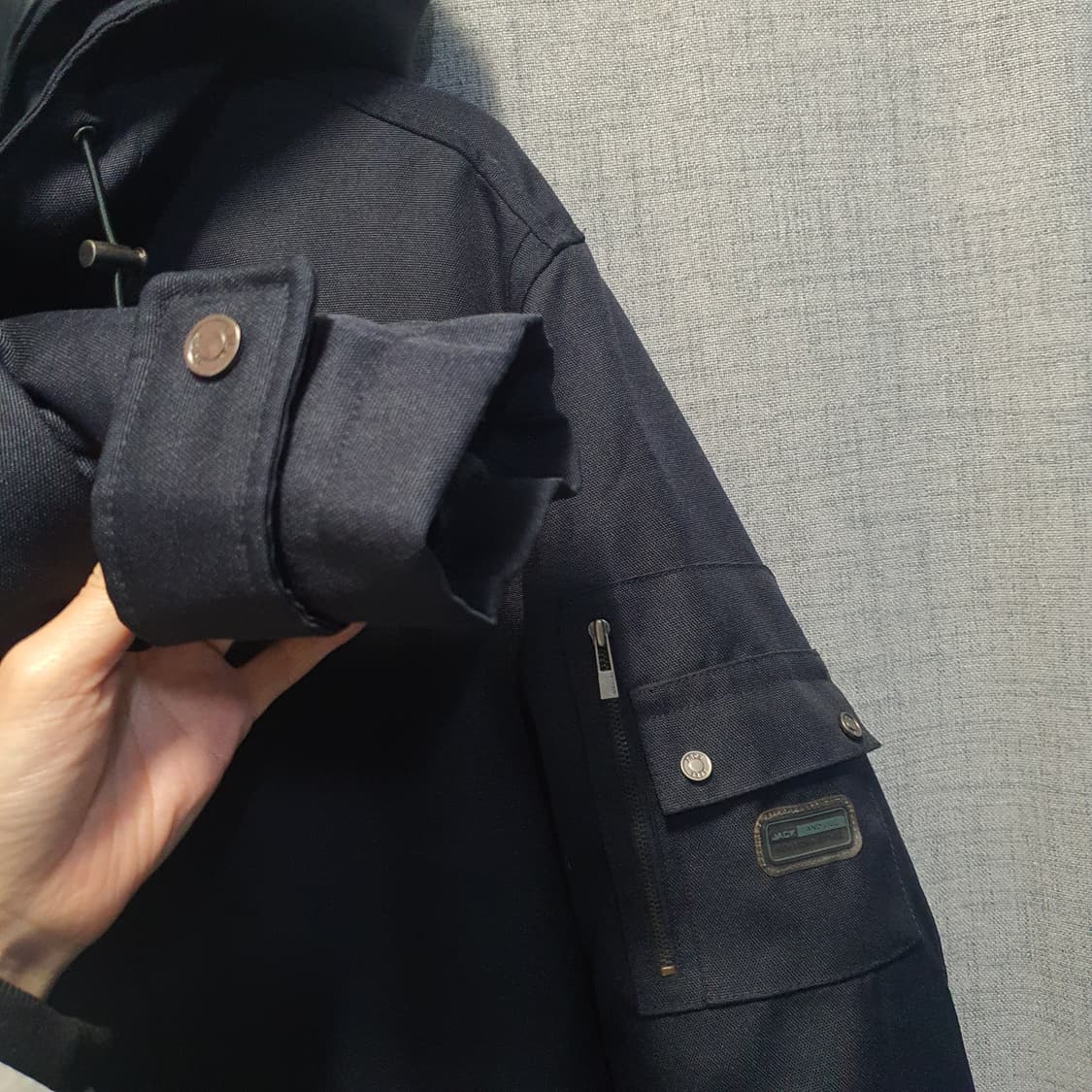 잭앤질 남성 후드 덕다운 패딩 파카  상품이미지5