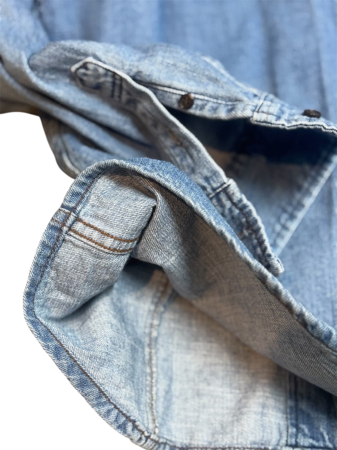 던스트 데님 셔츠 상품이미지7