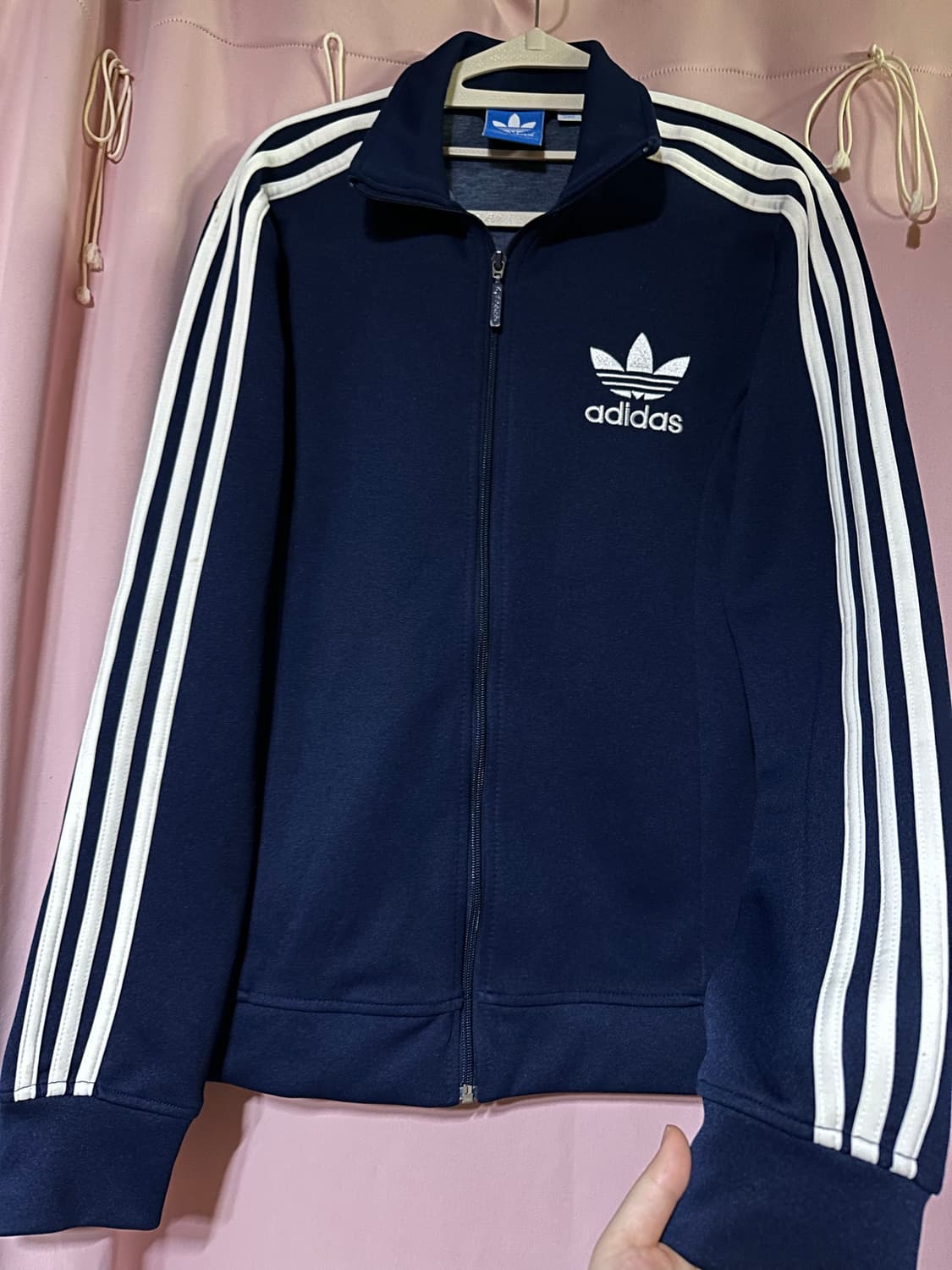 아디다스져지 아디다스 네이비 유로파 트랙탑 아디다스불꽃져지 집업  상품이미지1