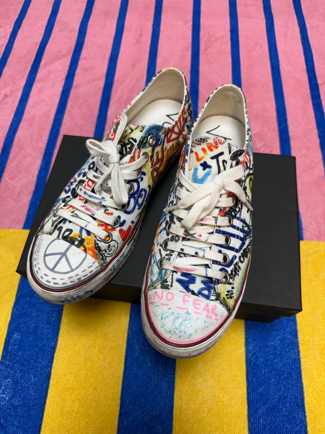 베트멍 컨버스 그래피티 스니커즈 40 size 상품이미지1