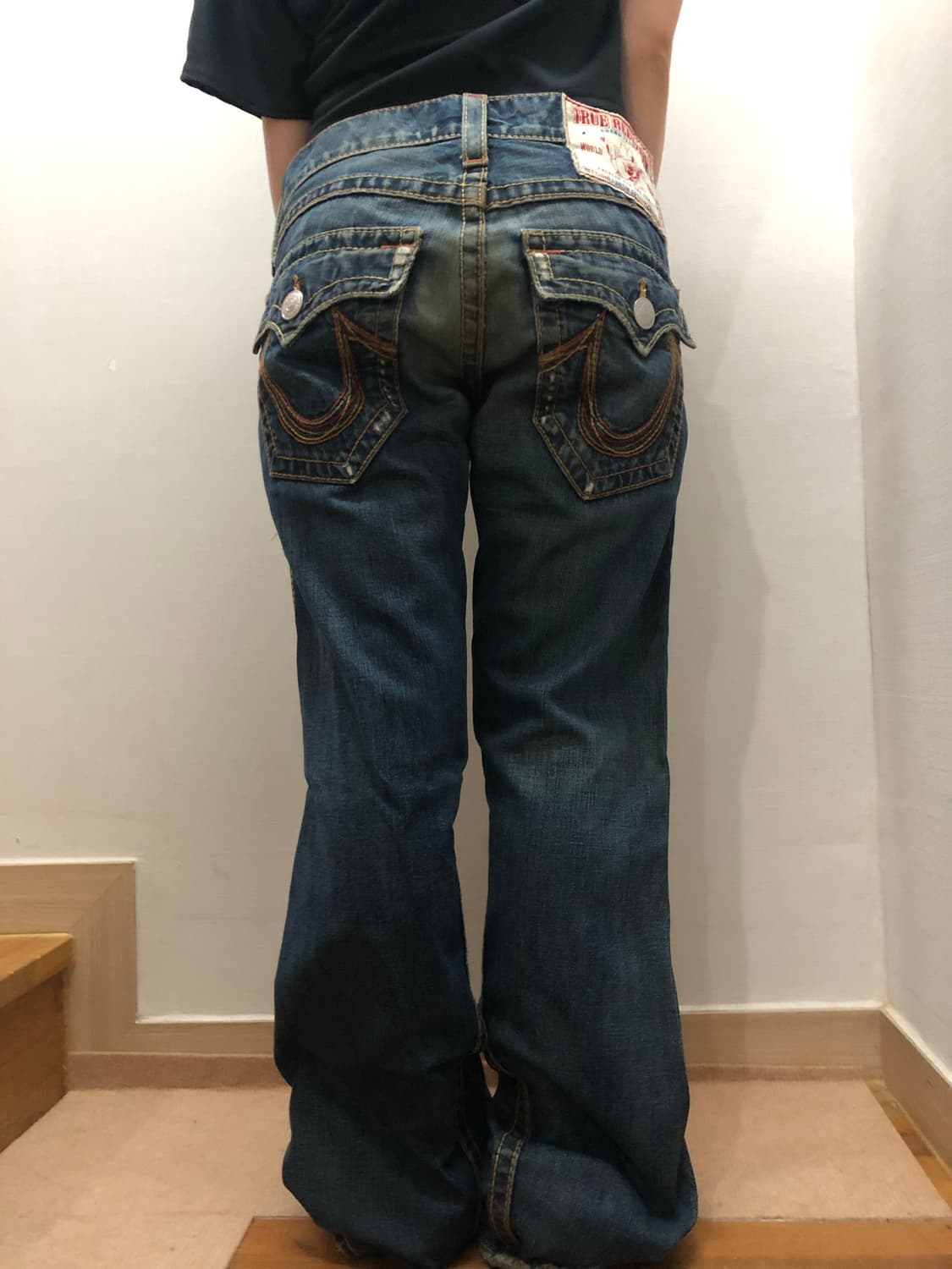 빈티지 트루릴리젼 데님 워싱 팬츠 상품이미지9