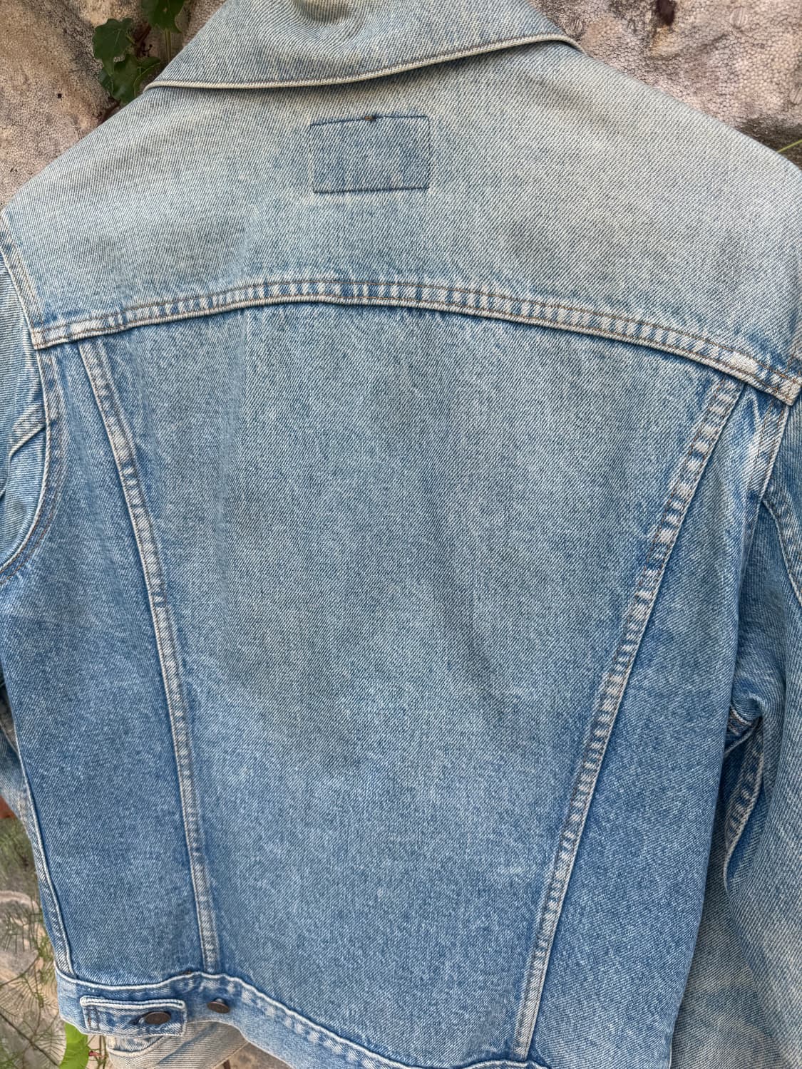 80s levis 리바이스 하드 페이딩 3rd 데님 트러커 자켓 usa 상품이미지4