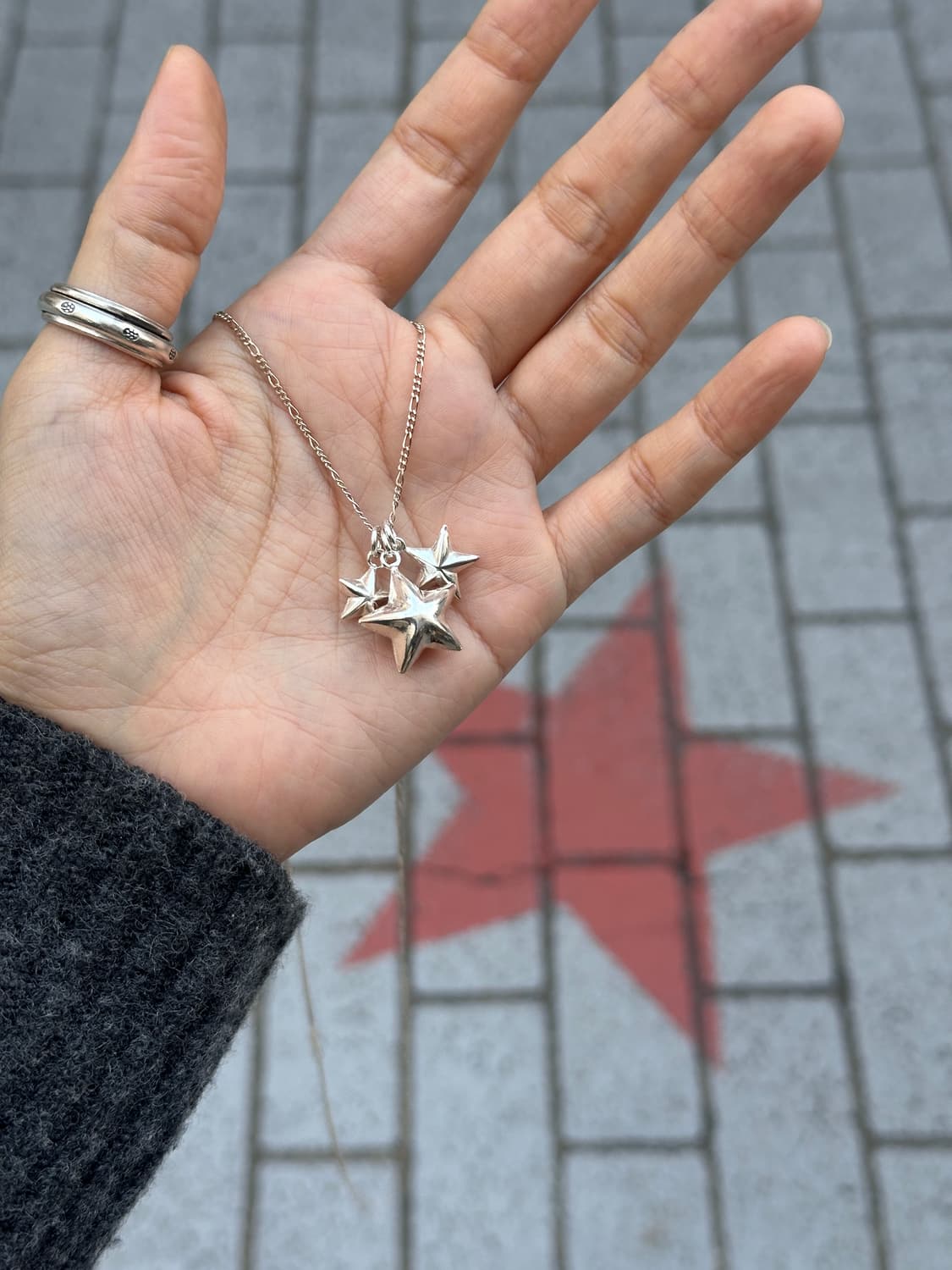 Starlane Long 925silver Necklace🌟💫✨ 상품이미지1