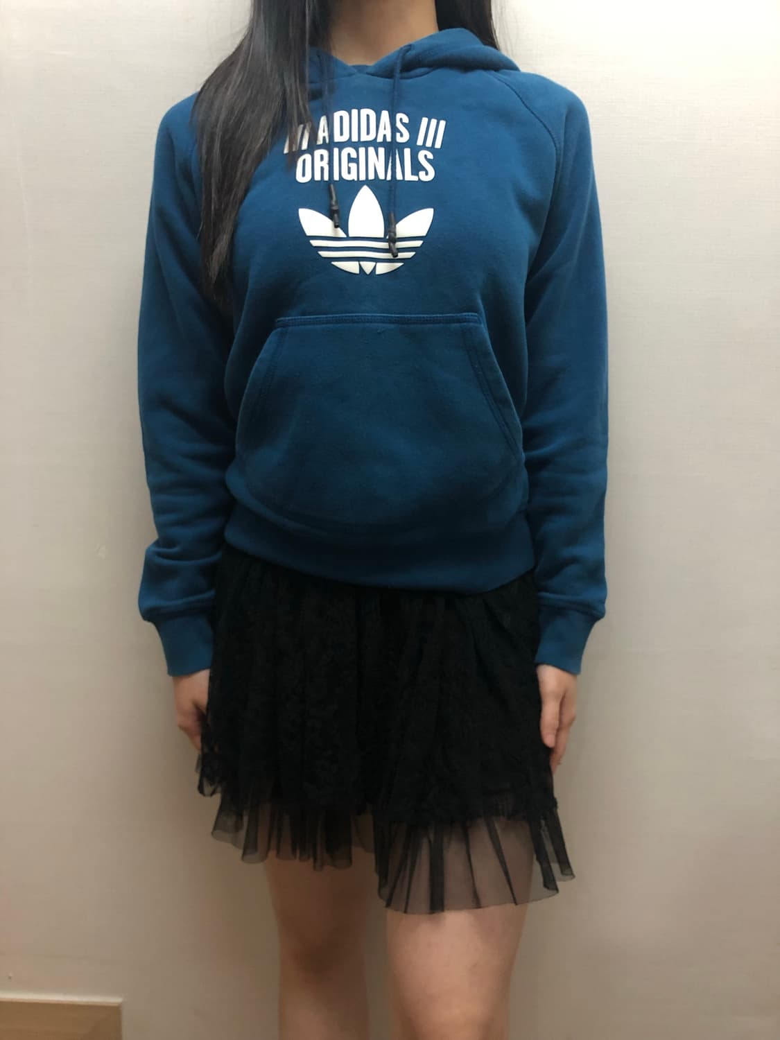 빈티지 아디다스 블루 파이어버드 후디 상품이미지4