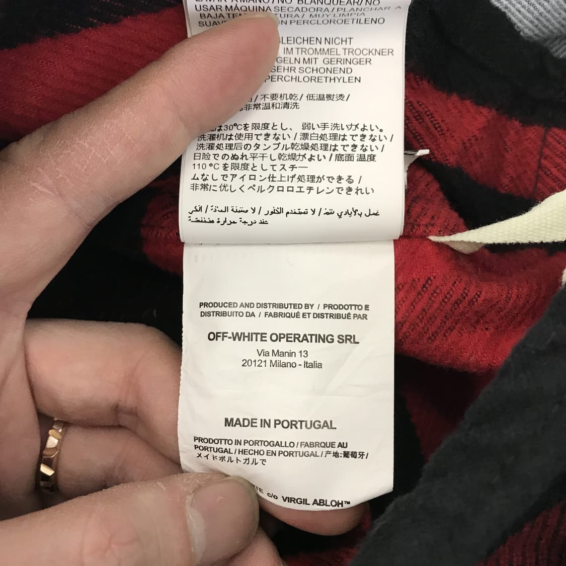 오프화이트 19SS 레이어드 데님자켓 [95] 상품이미지7