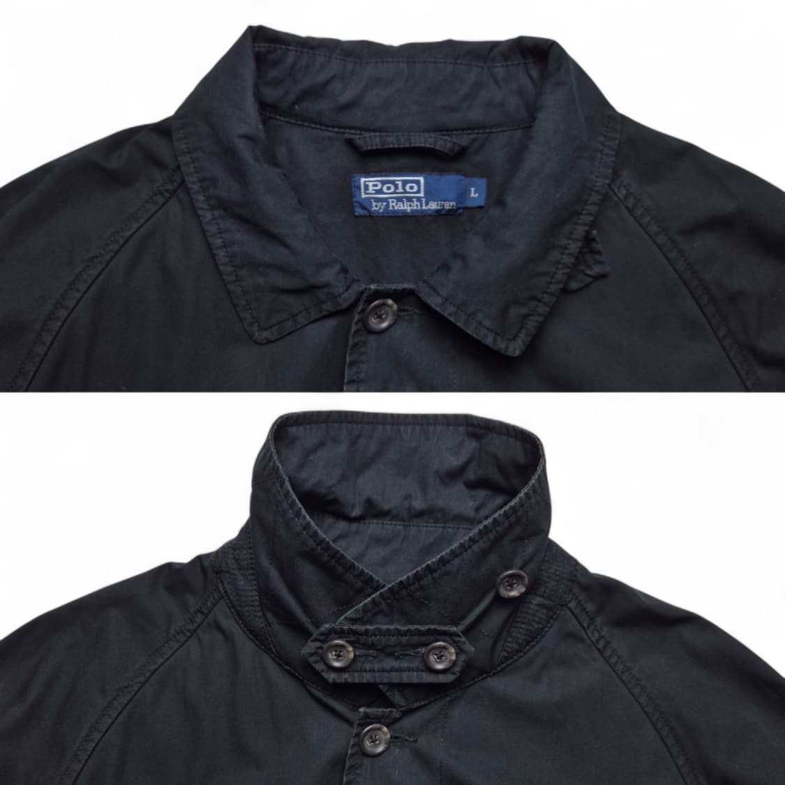 [L] 폴로 랄프로렌 00s 레글런 오버코트 상품이미지6