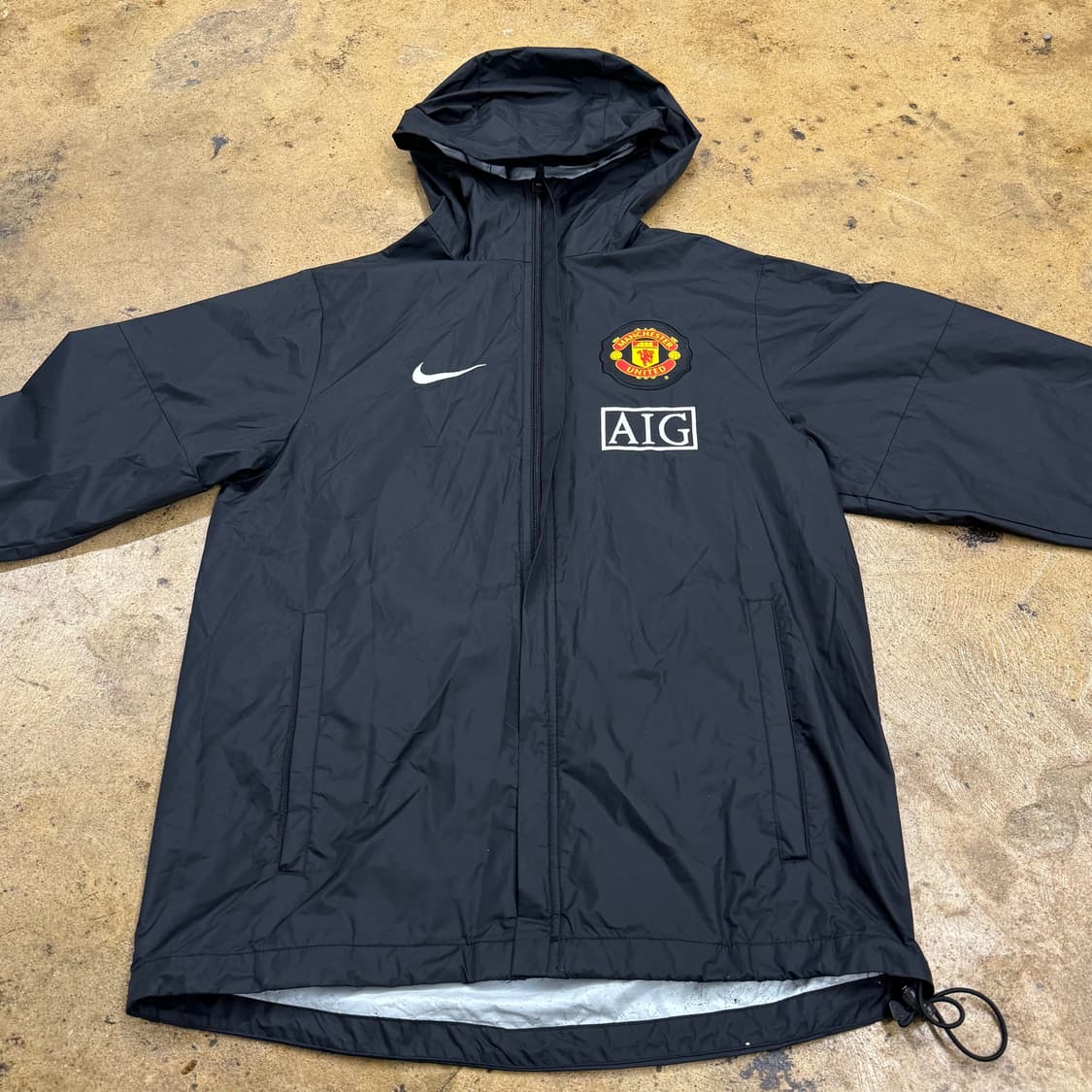 [정품/xs,90] 나이키 맨유 AIG 바람막이 후드 자켓 b10 상품이미지3