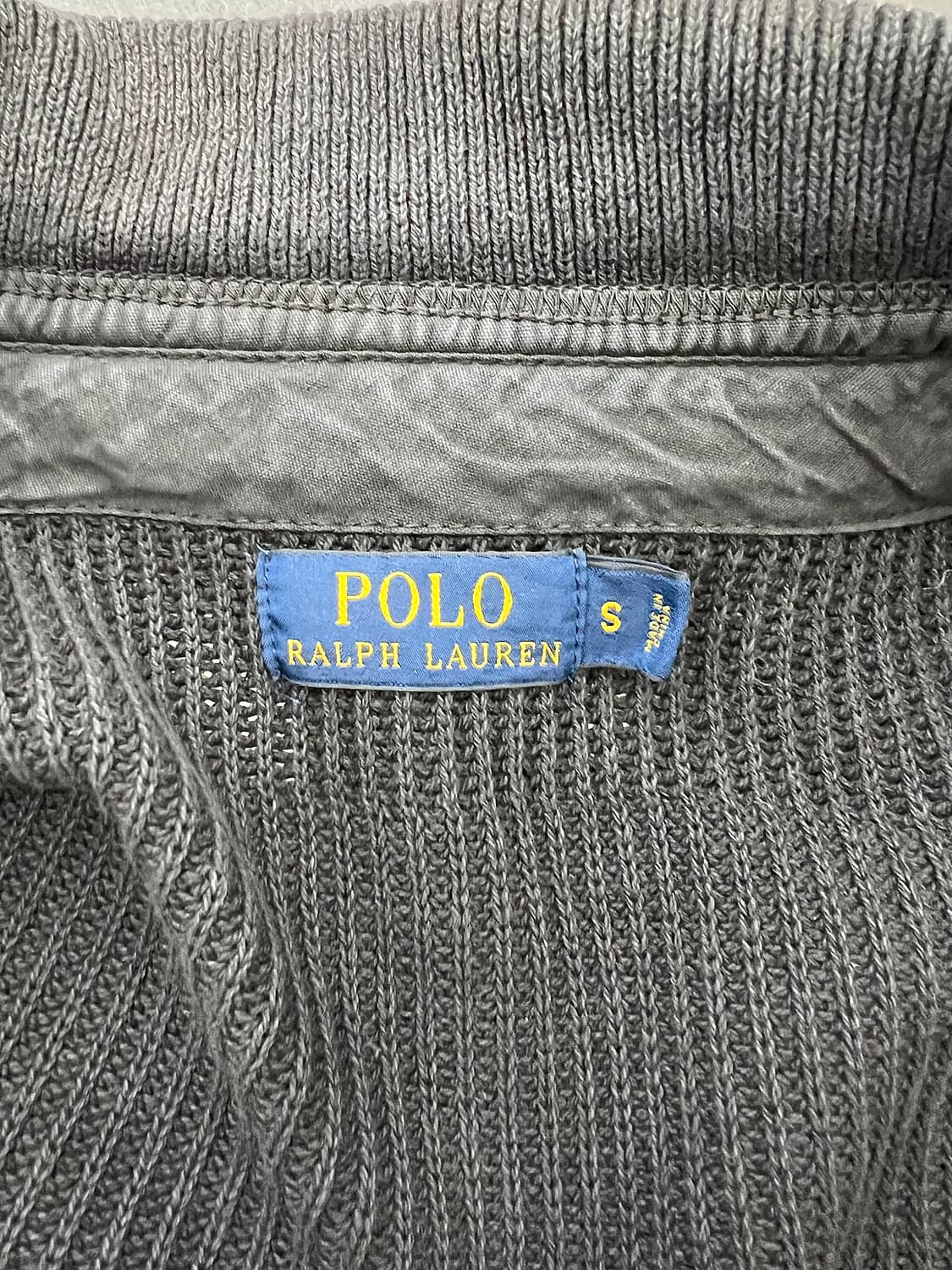 폴로 랄프로렌 숄 카라 텍스처 코튼 보머 자켓 상품이미지7