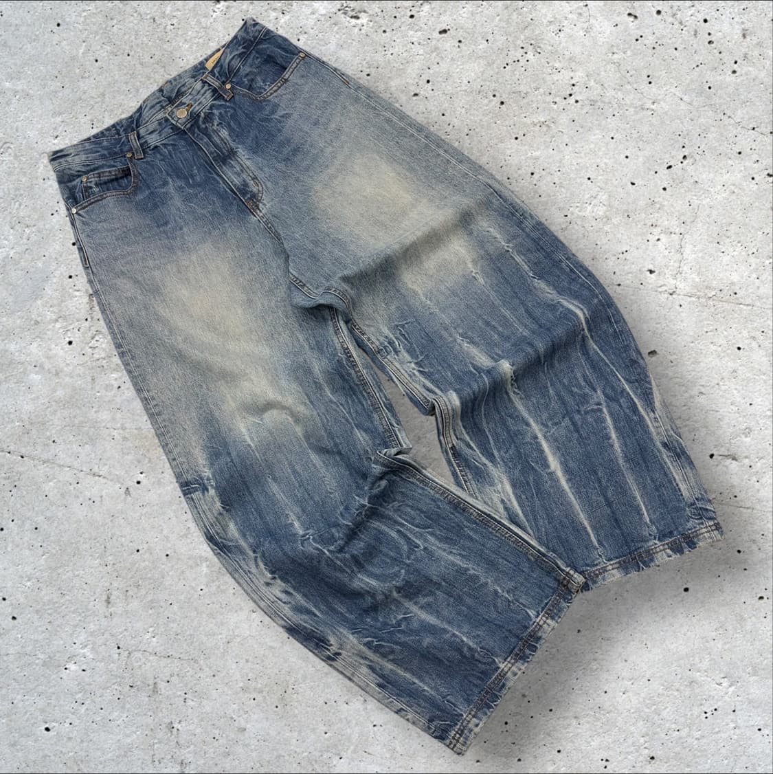 [L] 마틴플랜 빈티지 워싱 데님 팬츠 B925 상품이미지2