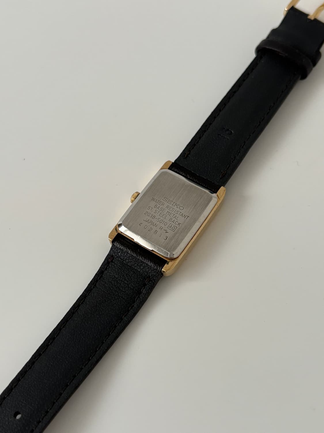 80s small seconds gold tank ladies quart 상품이미지7