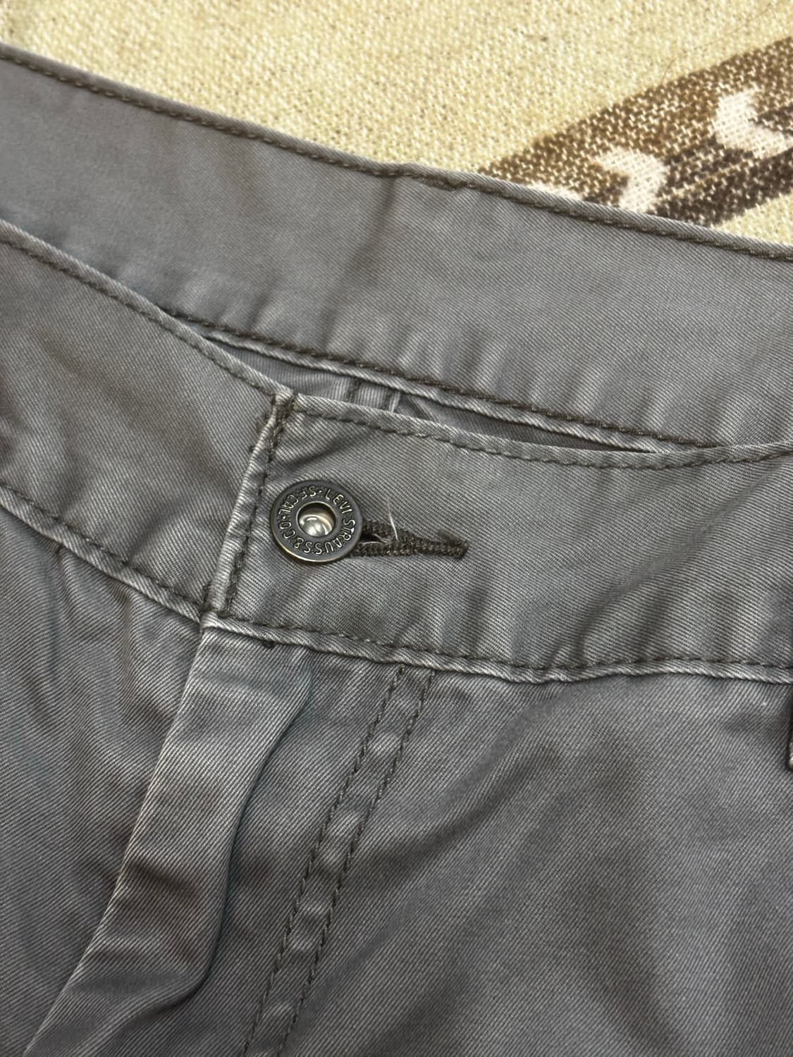 Levi’s 511 화이트탭 그레이 코튼 팬츠 상품이미지5