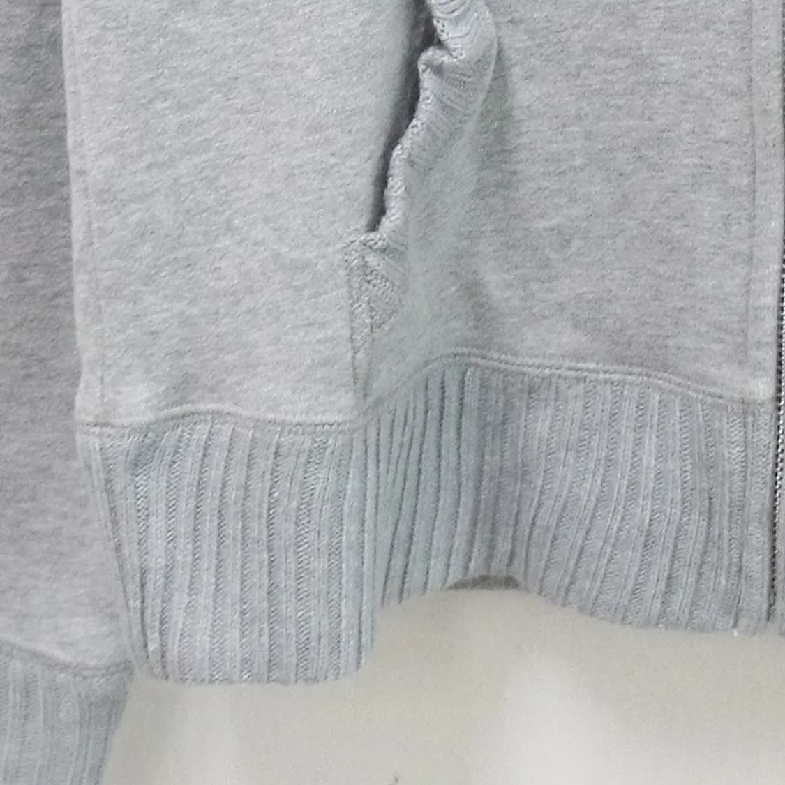 갭 니트 시보리 그레이 후드 집업 61028 상품이미지4