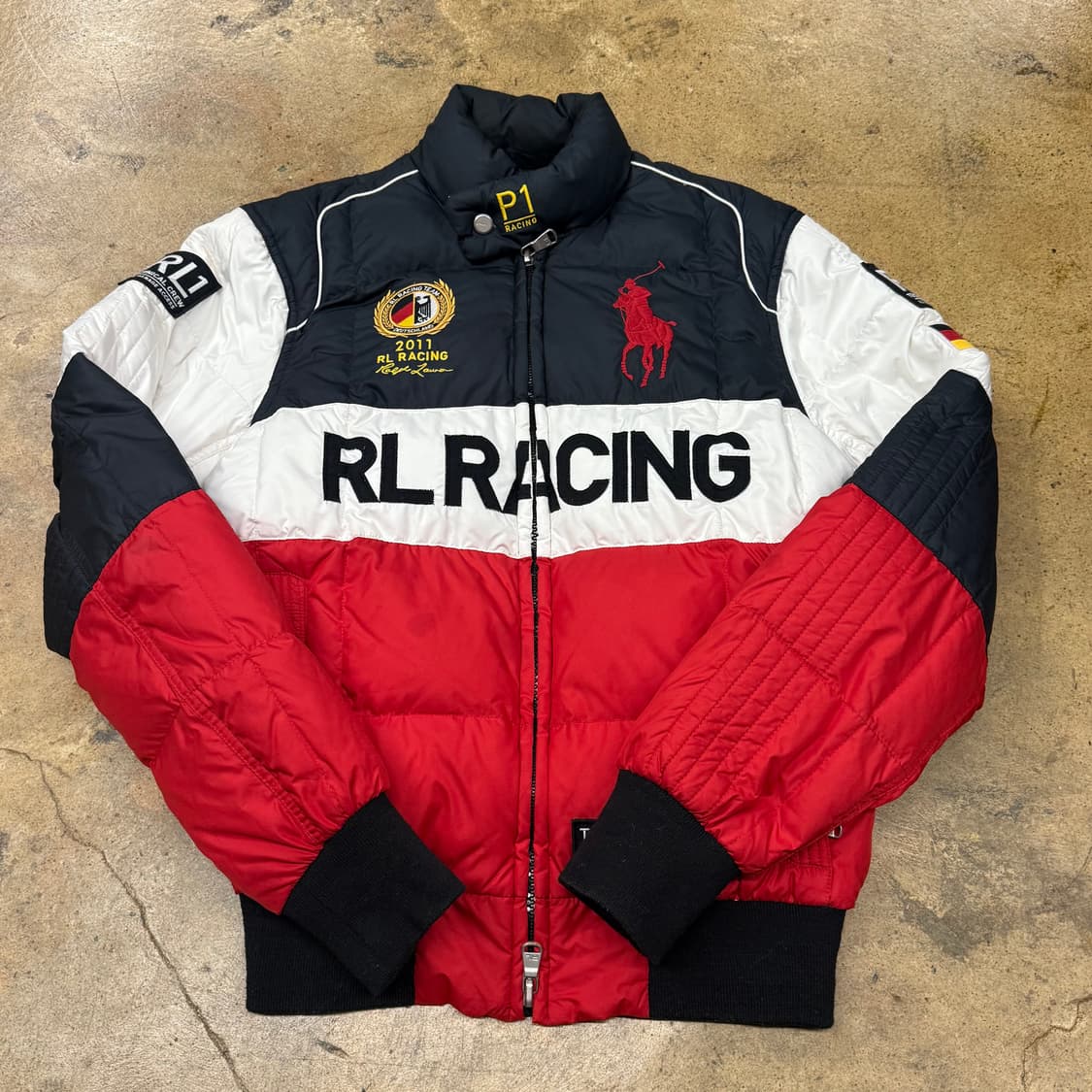 폴로 랄프로렌 빅포니 레이싱 숏패딩  상품이미지2
