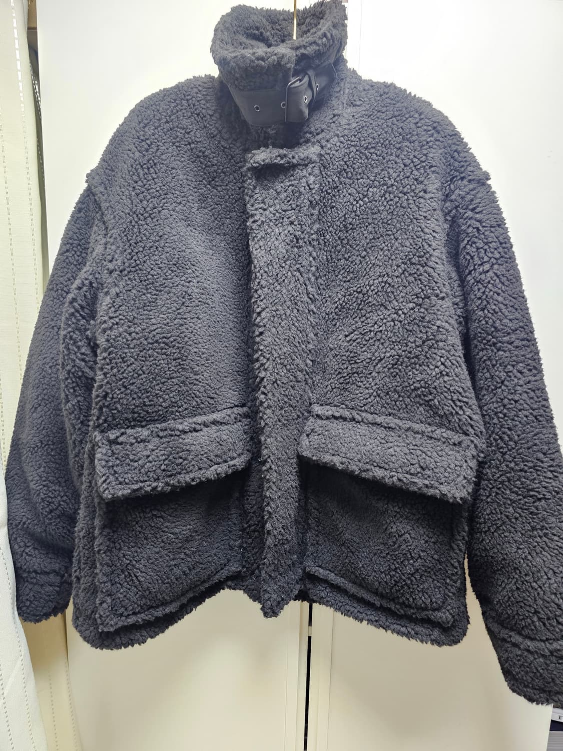 새상품 TNGT 구스 시어링  점퍼 상품이미지2