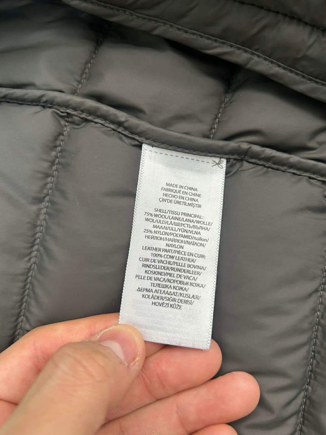 [S] 폴로 랄프로렌 울 다운 경량 후드 패딩 자켓 상품이미지5