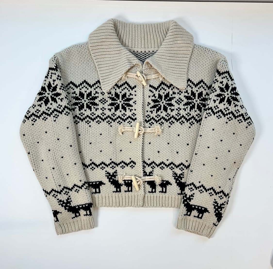 토글 노르딕니트  가디건 상품이미지2