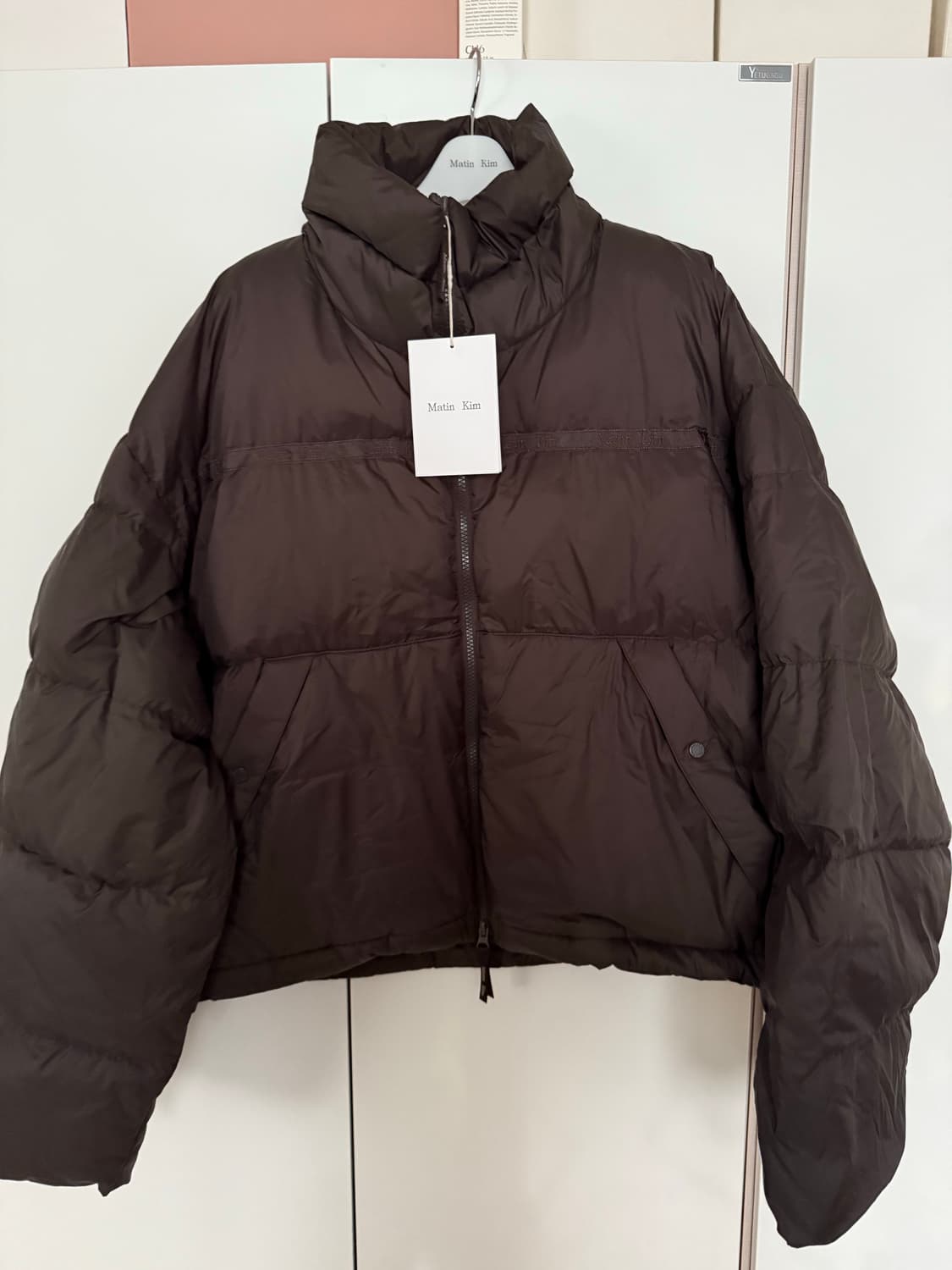 마뗑킴 패딩 브라운 상품이미지1