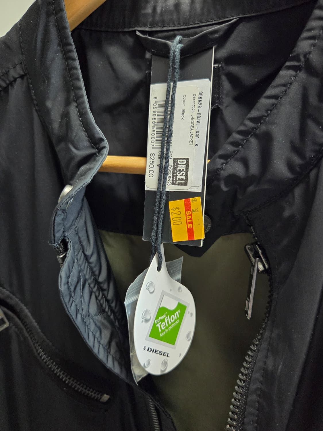 디젤 멀티포켓 바이커 자켓  블랙 봄버 자켓 A급 상품이미지6