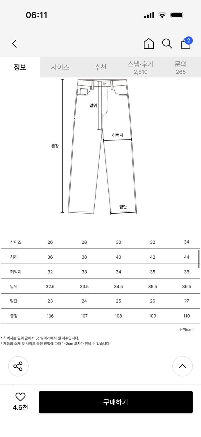 브랜디드 1855 32size 상품이미지2