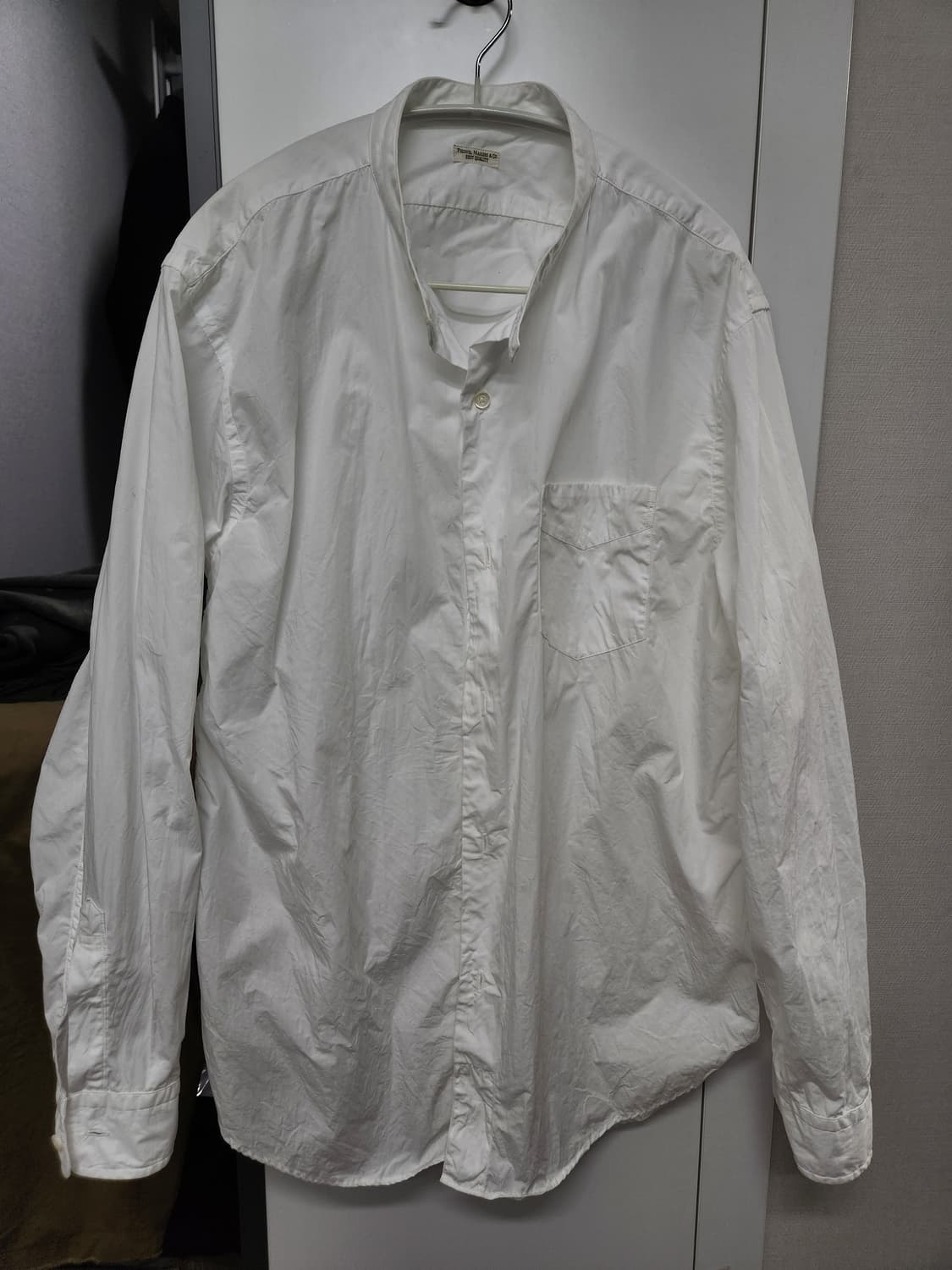 피그벨 phigvel 밴드카라셔츠 100 상품이미지1