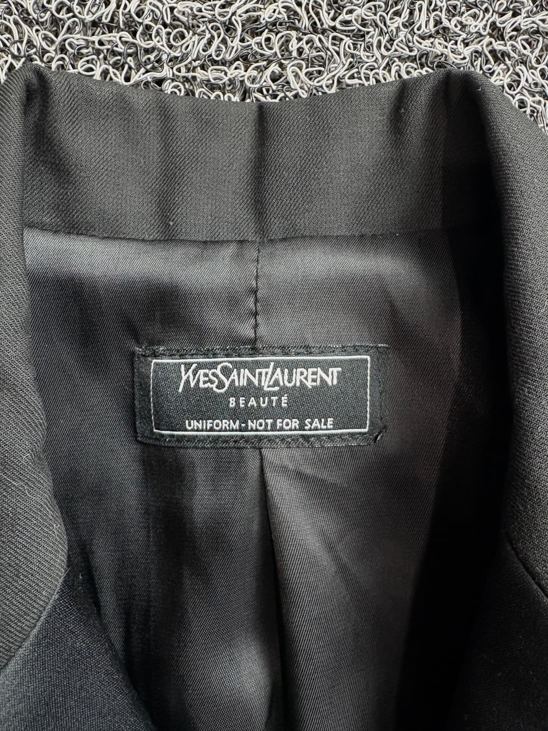 90s YSL입생로랑 피크드 칼라 락시크 크롭 블레이져 2941 상품이미지3