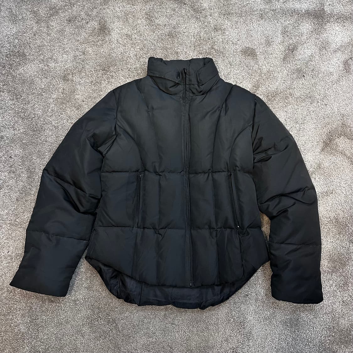 DKNY 퀄팅 블랙 덕다운 숏 푸퍼 자켓M 상품이미지2