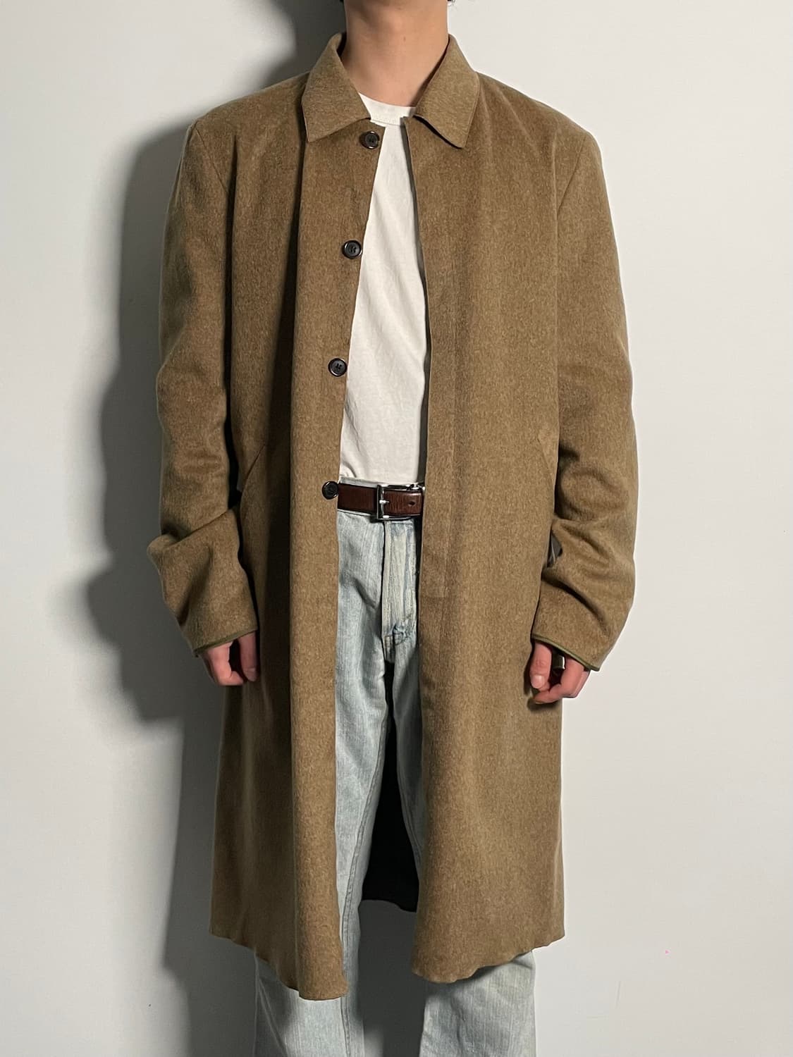 프라다 빈티지 울 디테일 롱 코트 (on.595) 상품이미지1